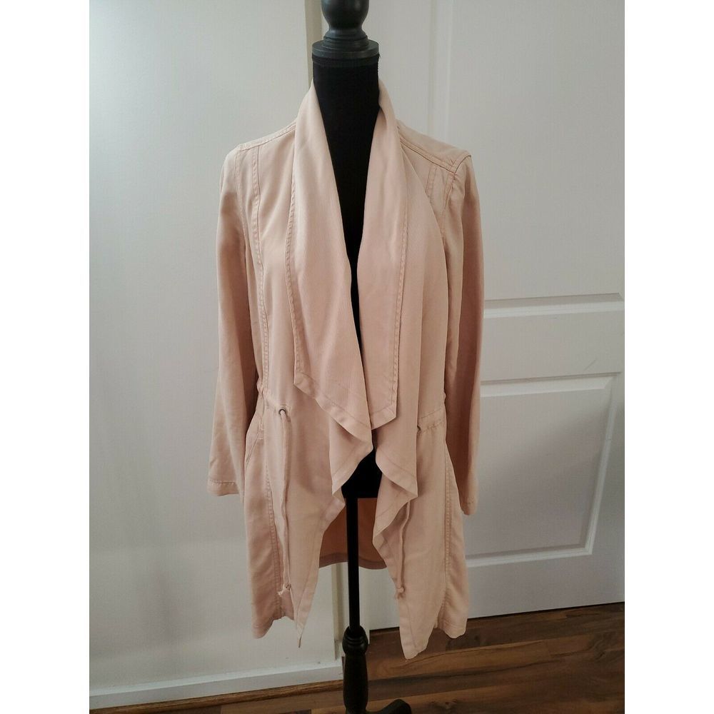 Max Jeans Tencel Drape Long Length Jacket Size M